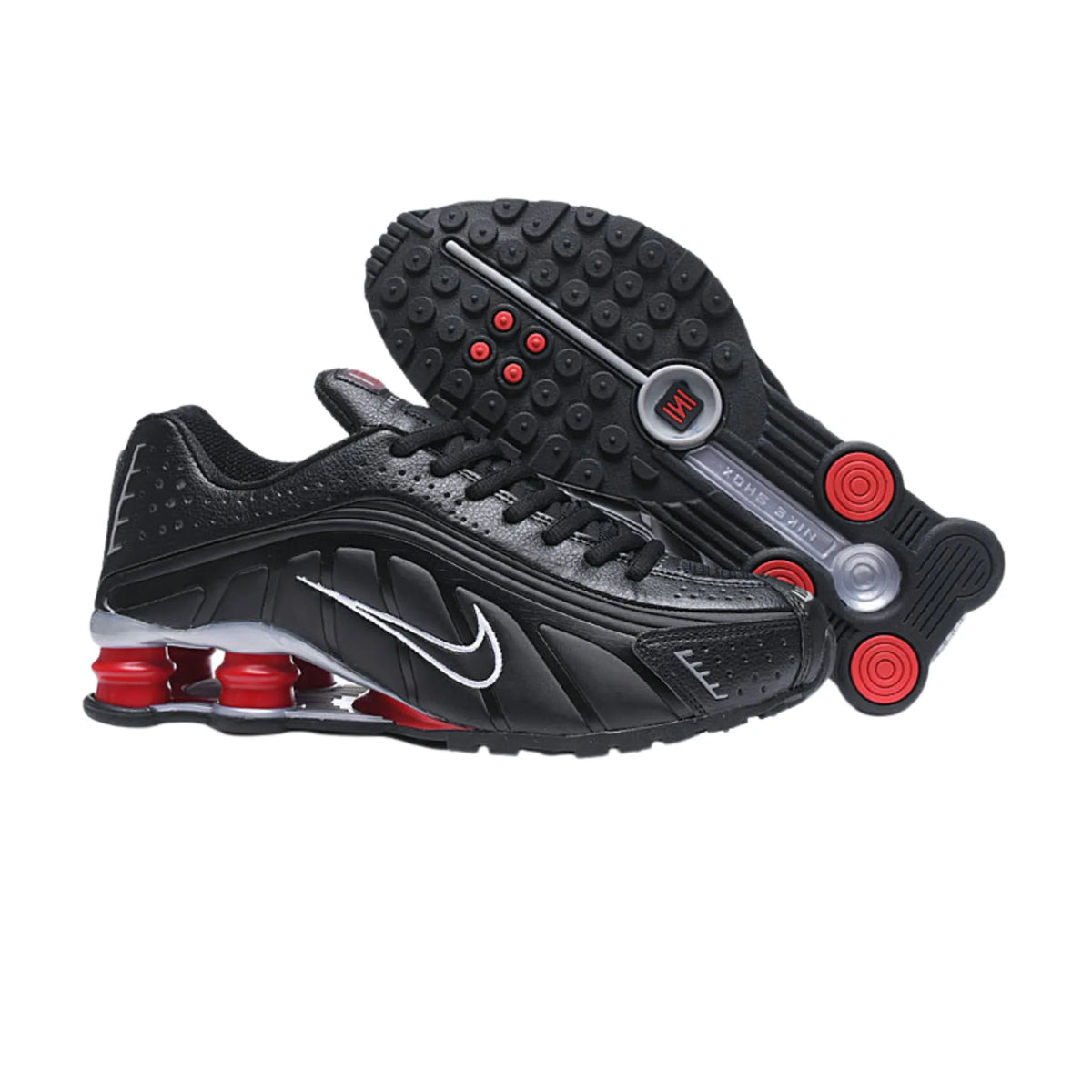 Nike Shox R4 - Negro Rojo