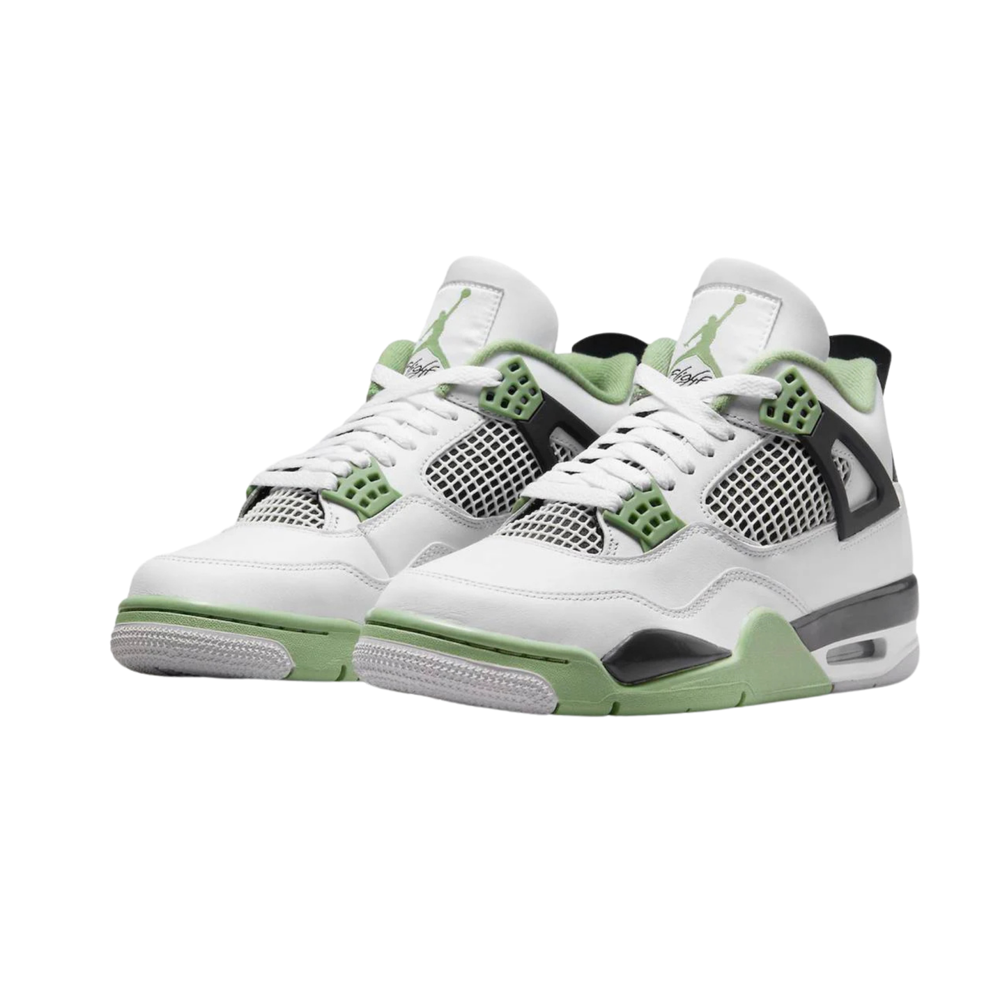 Jordan 4 Retro - Blanco Verde Claro